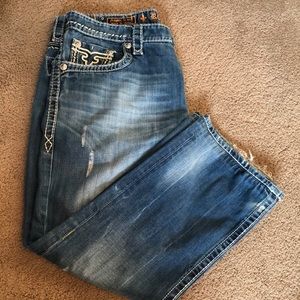 Men’s rock revival jeans
